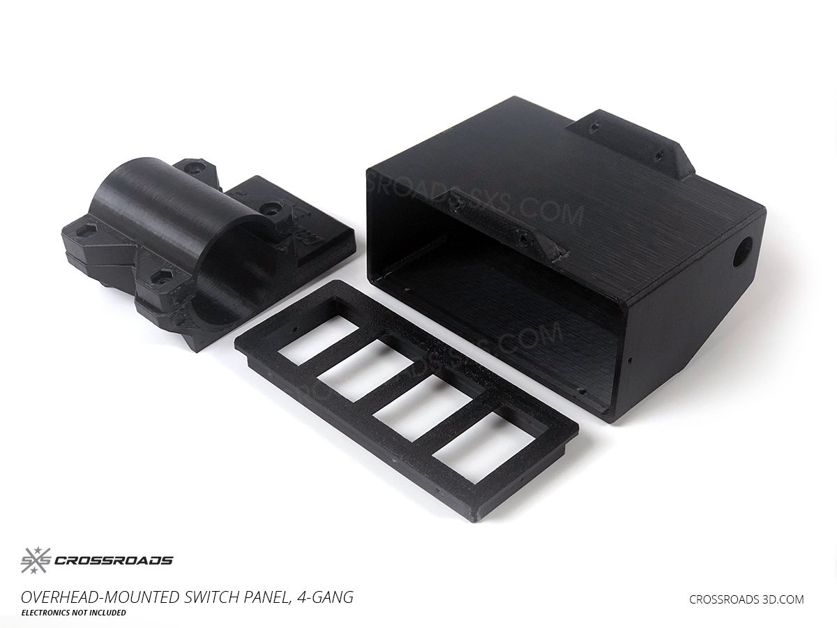 Overhead-Mounted Switch Panel, 4-Gang - Image 3