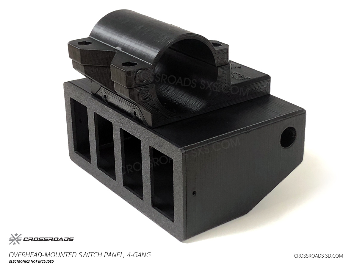 Overhead-Mounted Switch Panel, 4-Gang - Image 2