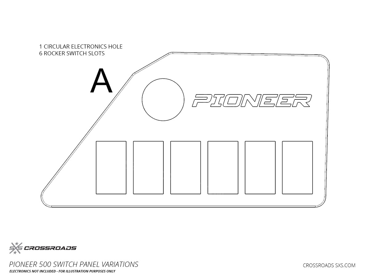 Switch Panel Dash Plate for Honda Pioneer 500 - Image 7