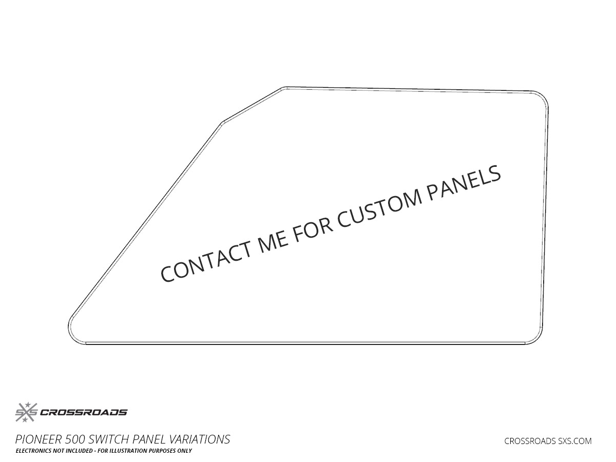 Switch Panel Dash Plate for Honda Pioneer 500 - Image 17