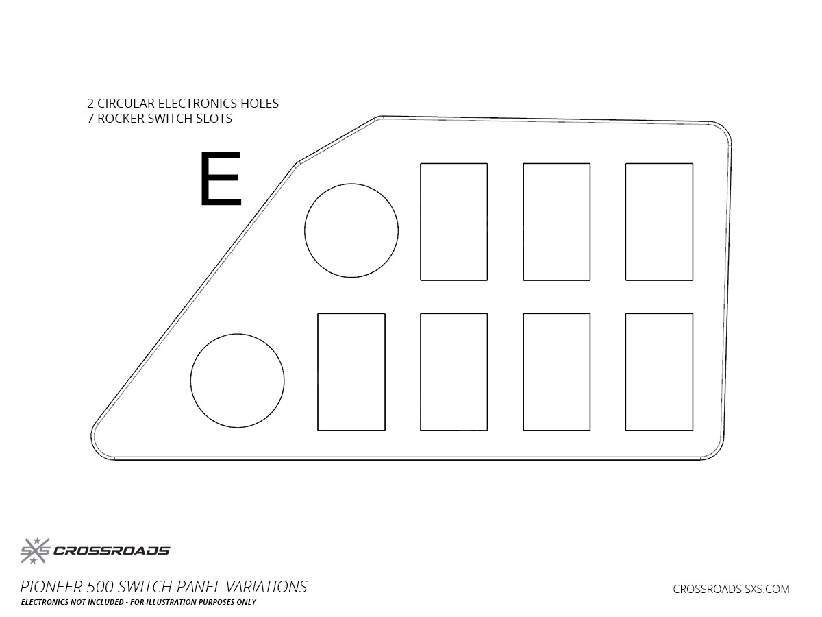 Switch Panel Dash Plate for Honda Pioneer 500 - Image 11