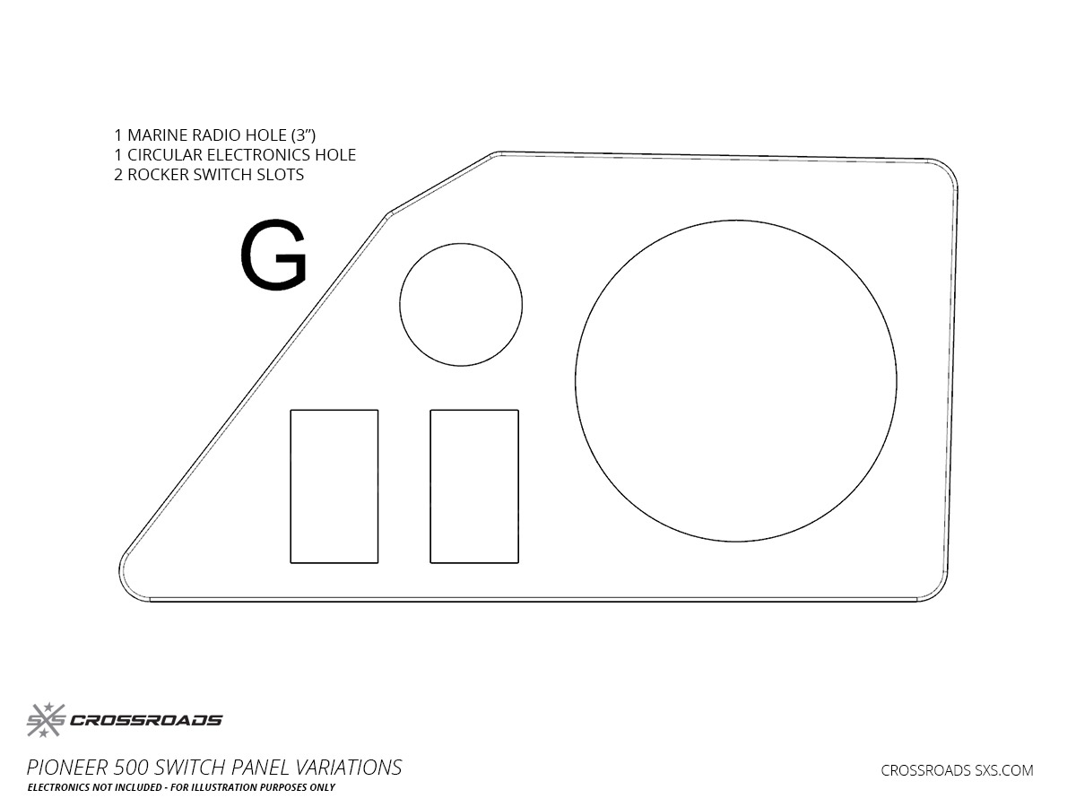 Switch Panel Dash Plate for Honda Pioneer 500 - Image 13