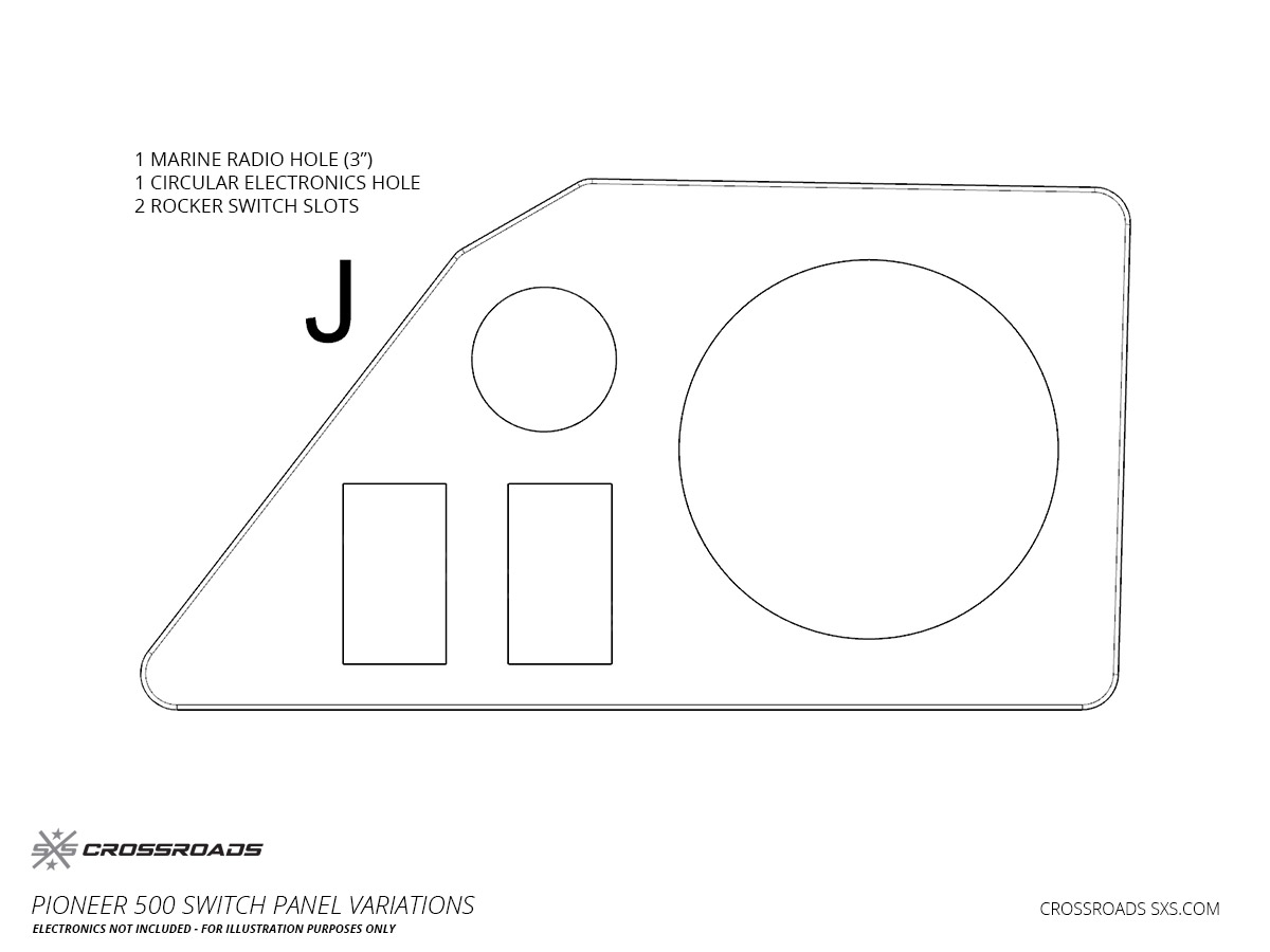 Switch Panel Dash Plate for Honda Pioneer 500 - Image 16