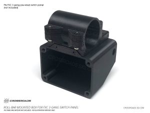 Bar Mount for 3-Gang Pre-Wired Switch Panel