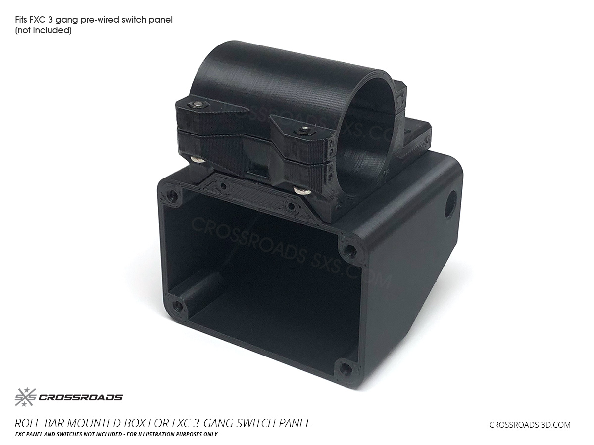 12-24V 20A SPST ON-OFF 6 Gang Rocker Switch Box Panel With