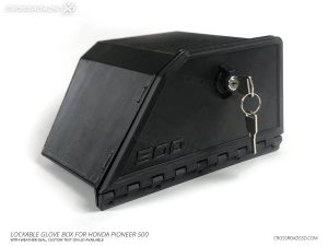 Lockable Weather-sealed Glove Box for Pioneer 500, 520