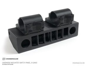 Overhead-Mounted Switch Panel, 8-Gang