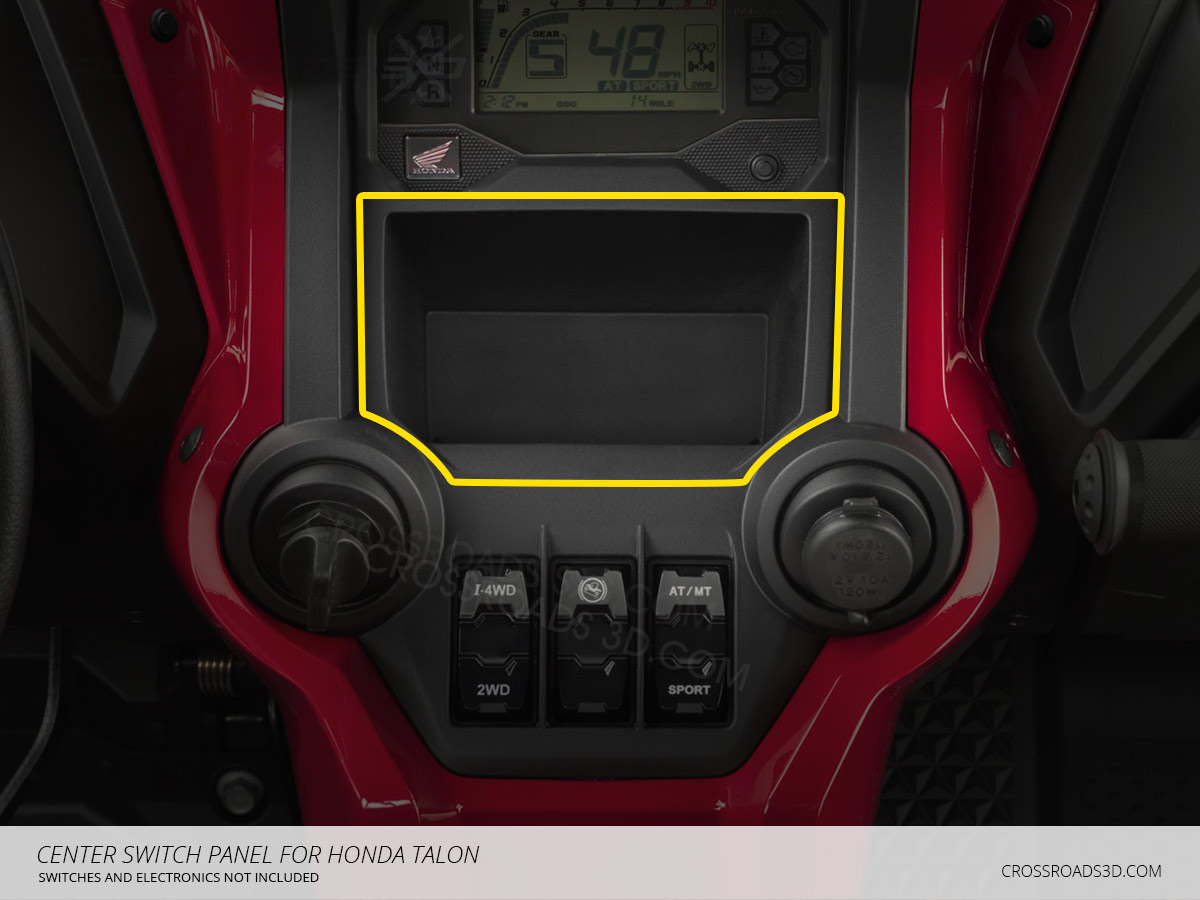 Center Switch Panel for Honda Talon - Image 7