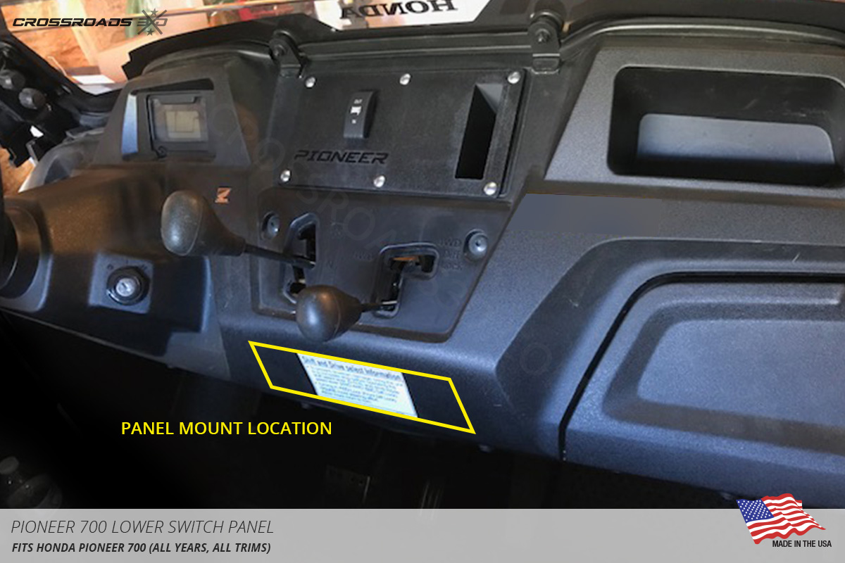 Lower Switch Panel for Pioneer 700 - Image 5