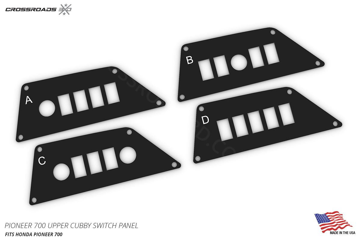 Upper Cubby Switch Panel for Pioneer 700 - Image 3