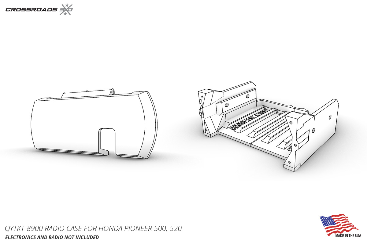 QYT KT-8900 Radio Case for Honda Pioneer 5xx - Image 4