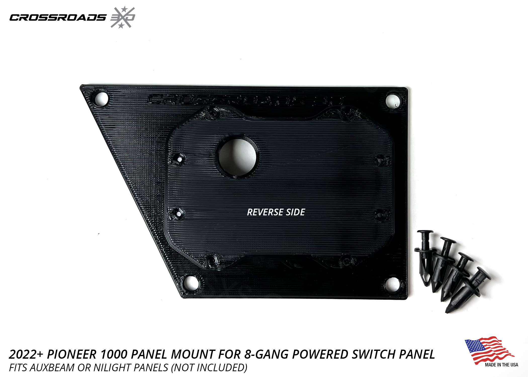 2022 Pioneer 1000 Dash Mount for 8-Gang Powered Switch Panel - Image 4