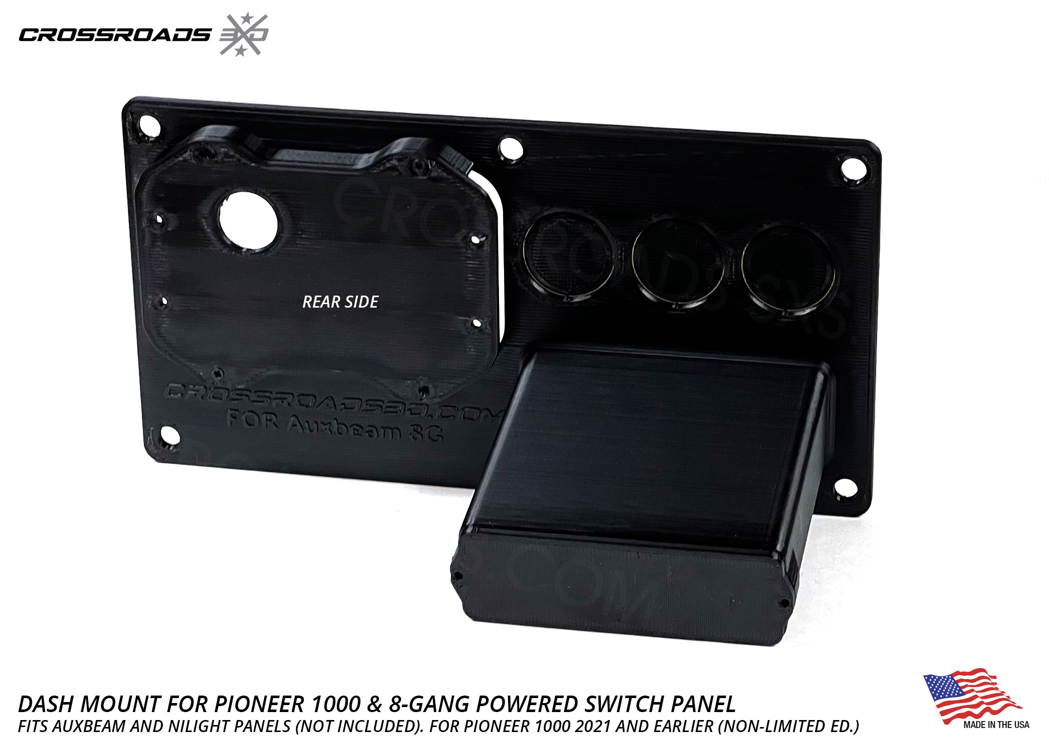 Pioneer 1000 Dash Mount for 8-Gang Powered Switch Panel - Image 4