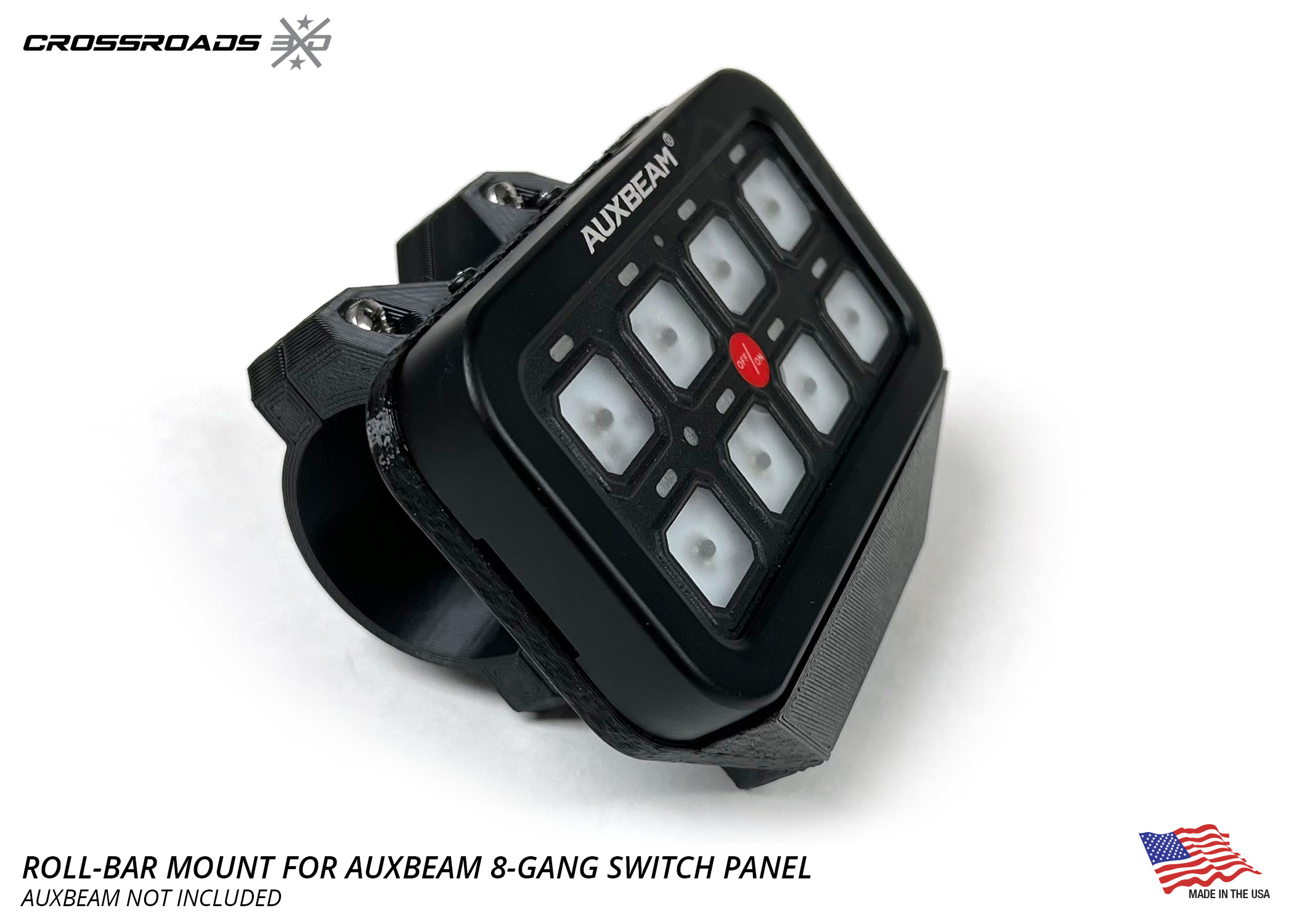Bar Mount for Auxbeam 8 or 6-Gang Switch Panel - Image 5