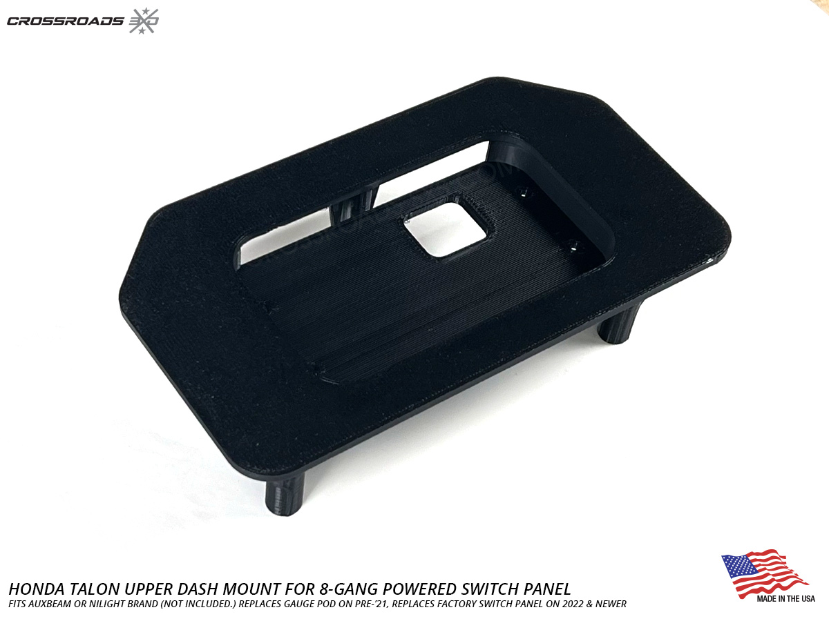 Upper Dash Mount for the Honda Talon & 8-Gang Powered Switch Panel - Image 2