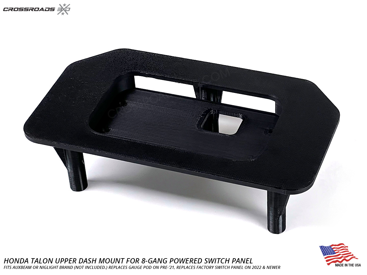 Upper Dash Mount for the Honda Talon & 8-Gang Powered Switch Panel - Image 3