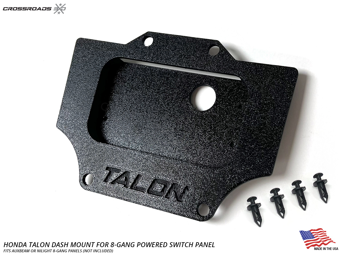 Dash Mount for the Honda Talon & 8-Gang Powered Switch Panel - Image 2