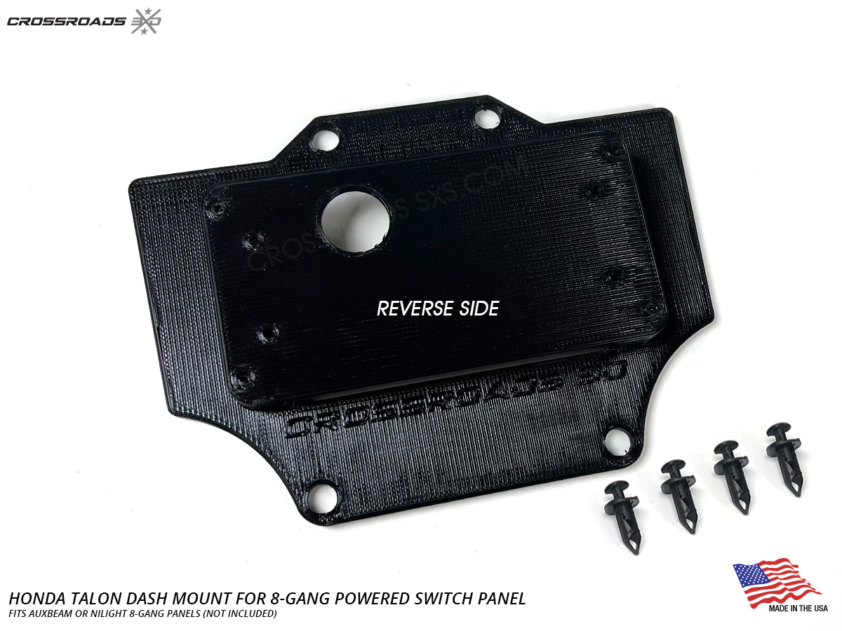 Dash Mount for the Honda Talon & 8-Gang Powered Switch Panel - Image 3