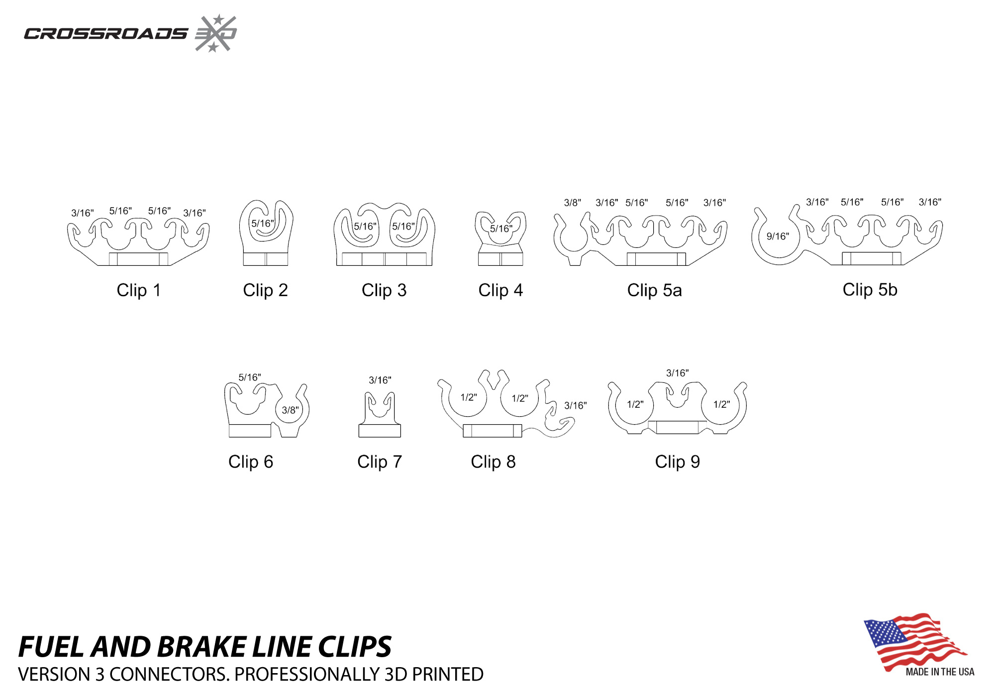 Fuel and Brake Line Clips (Experimental) - Image 2