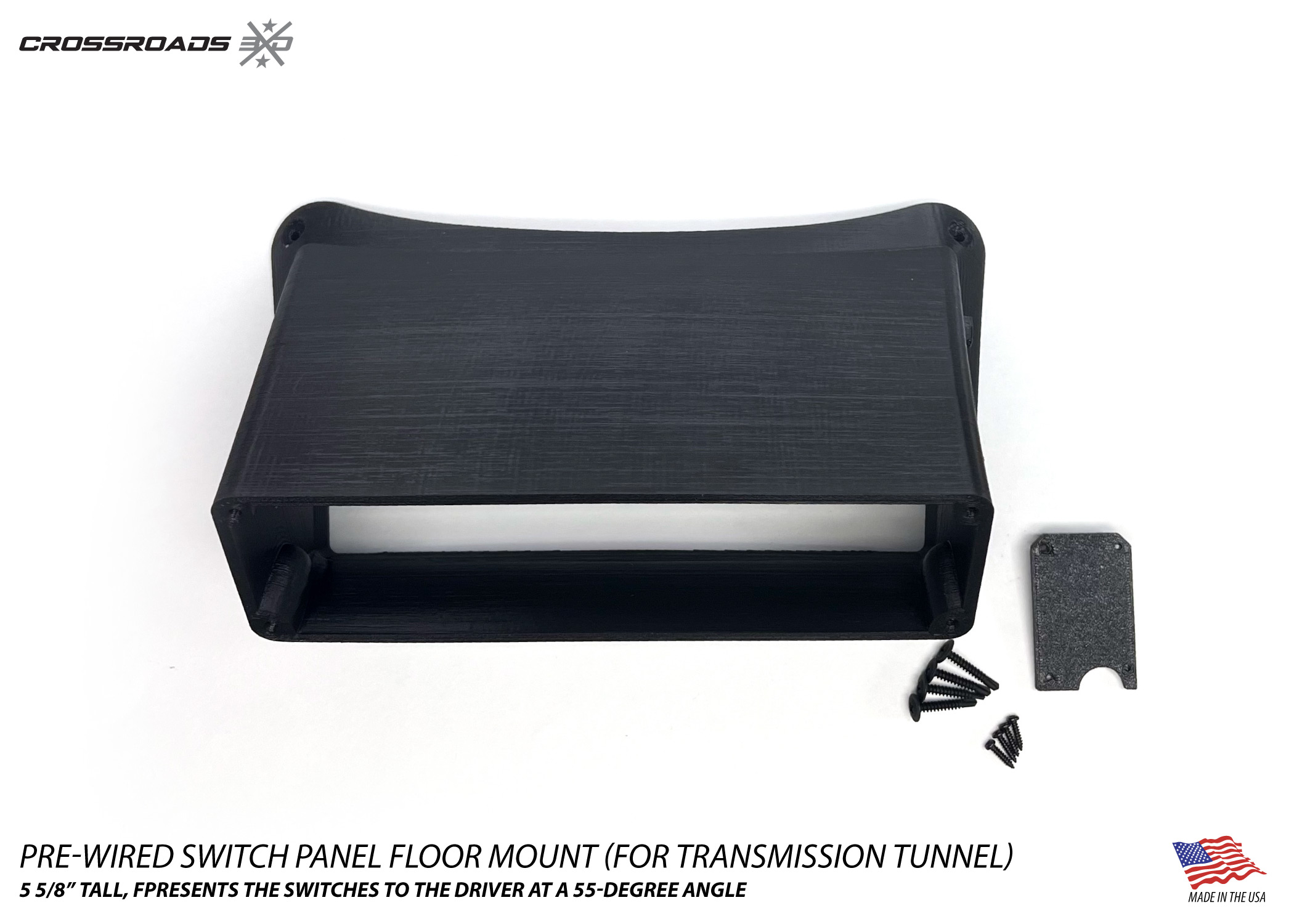 Pre-Wired Switch Panel Floor Mount for Transmission Tunnel - Image 3