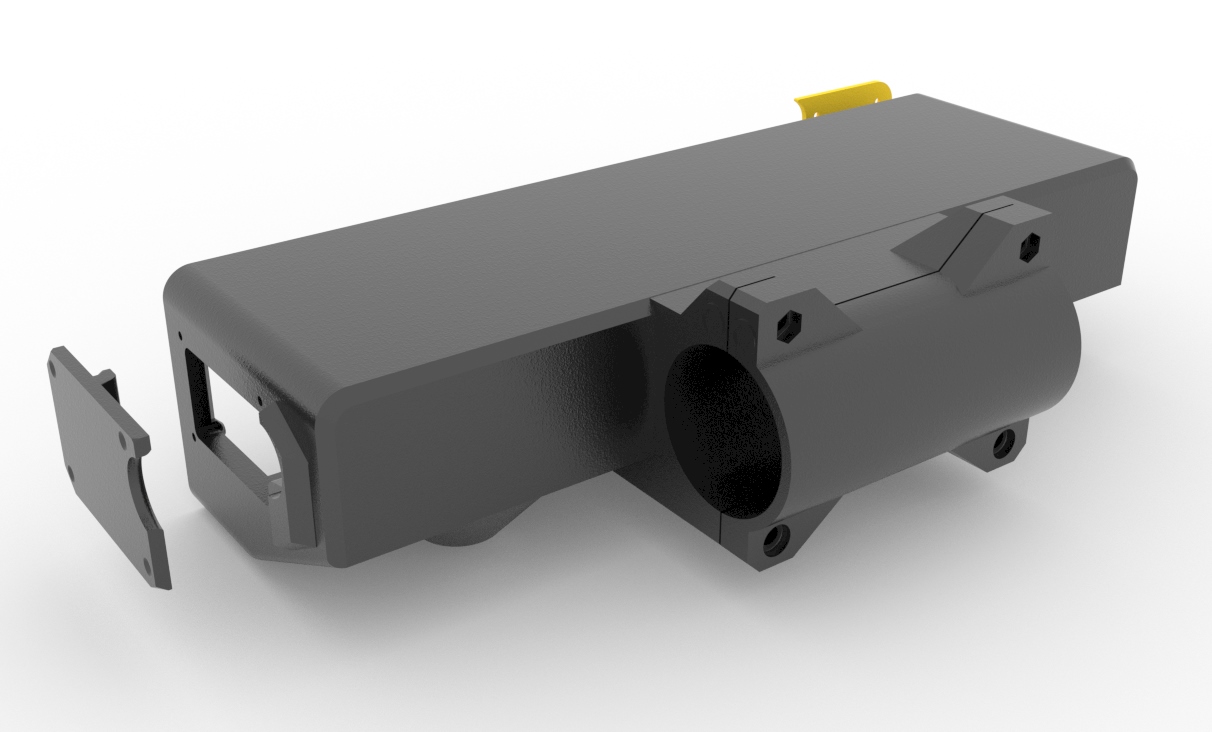 8-Gang Switch Panel + Emergency-stop mount for Roll Bar - Image 2