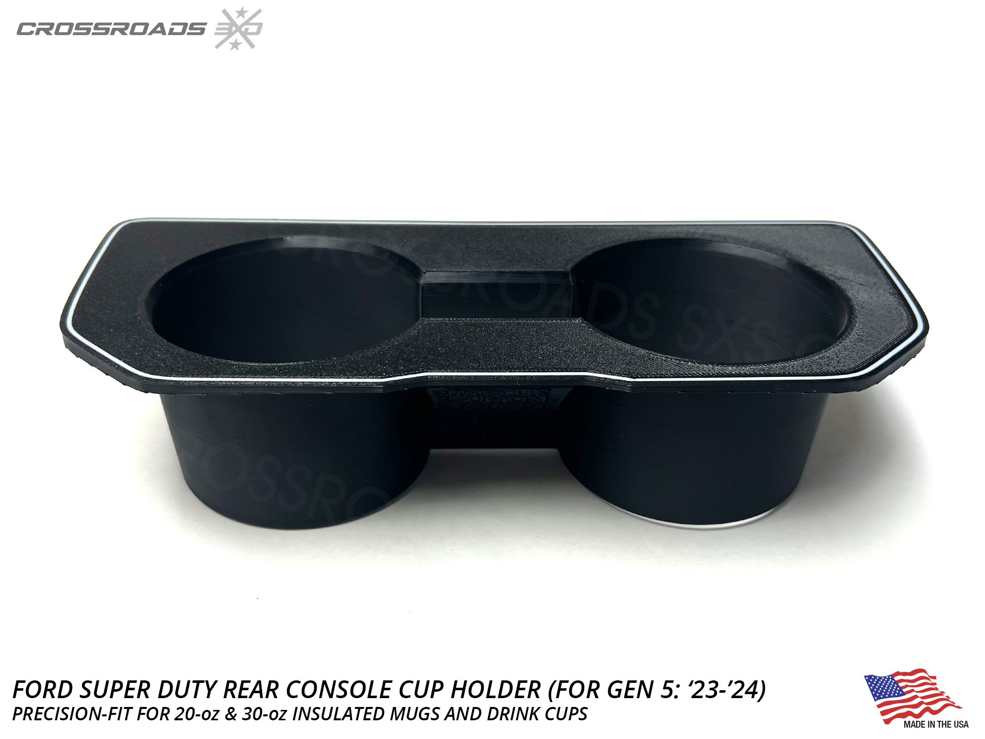 Rear Cup Holder for Ford Super Duty F250, F350 (2023-2025) - Image 2