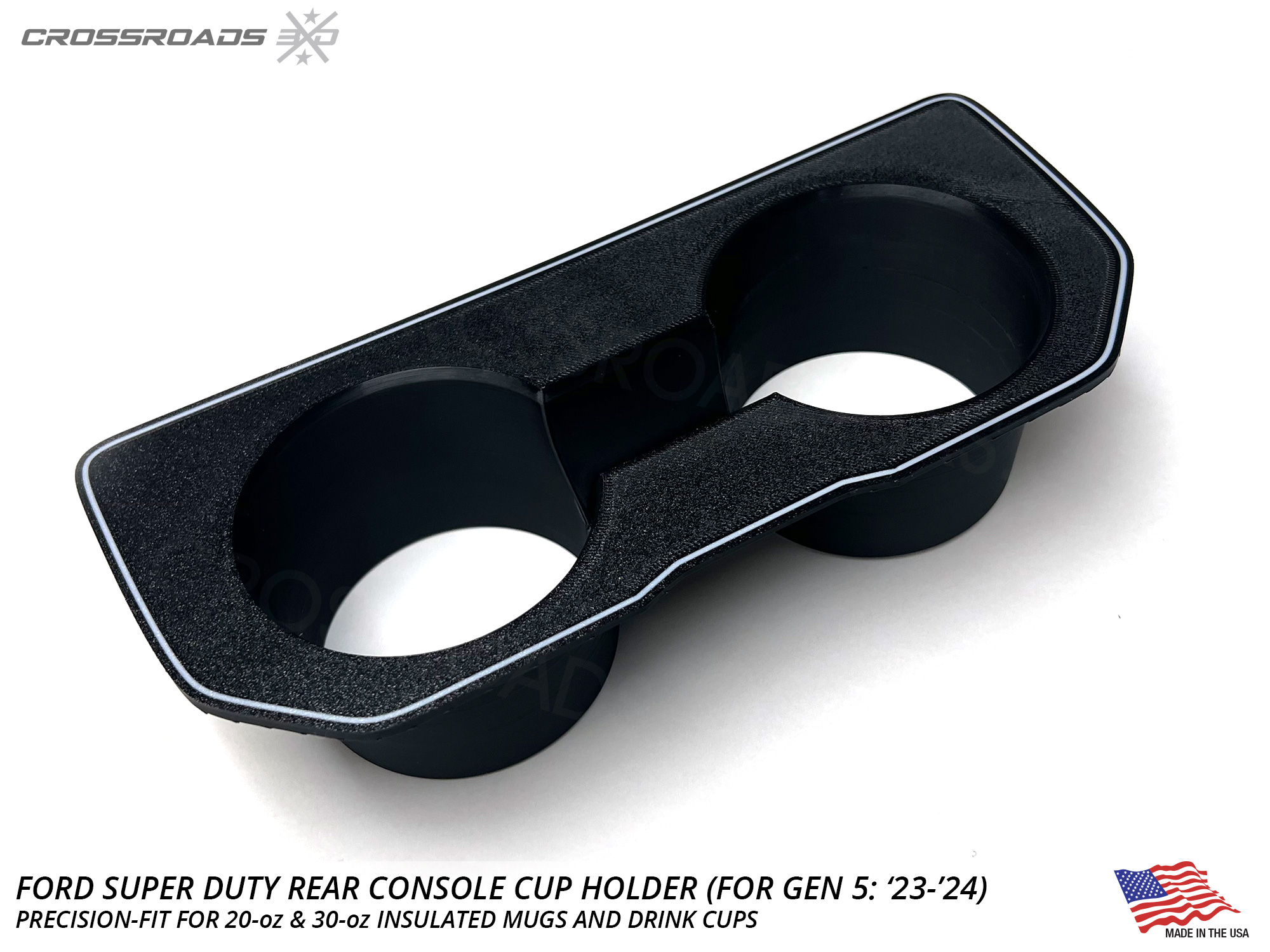 Rear Cup Holder for Ford Super Duty F250, F350 (2023-2025) - Image 4