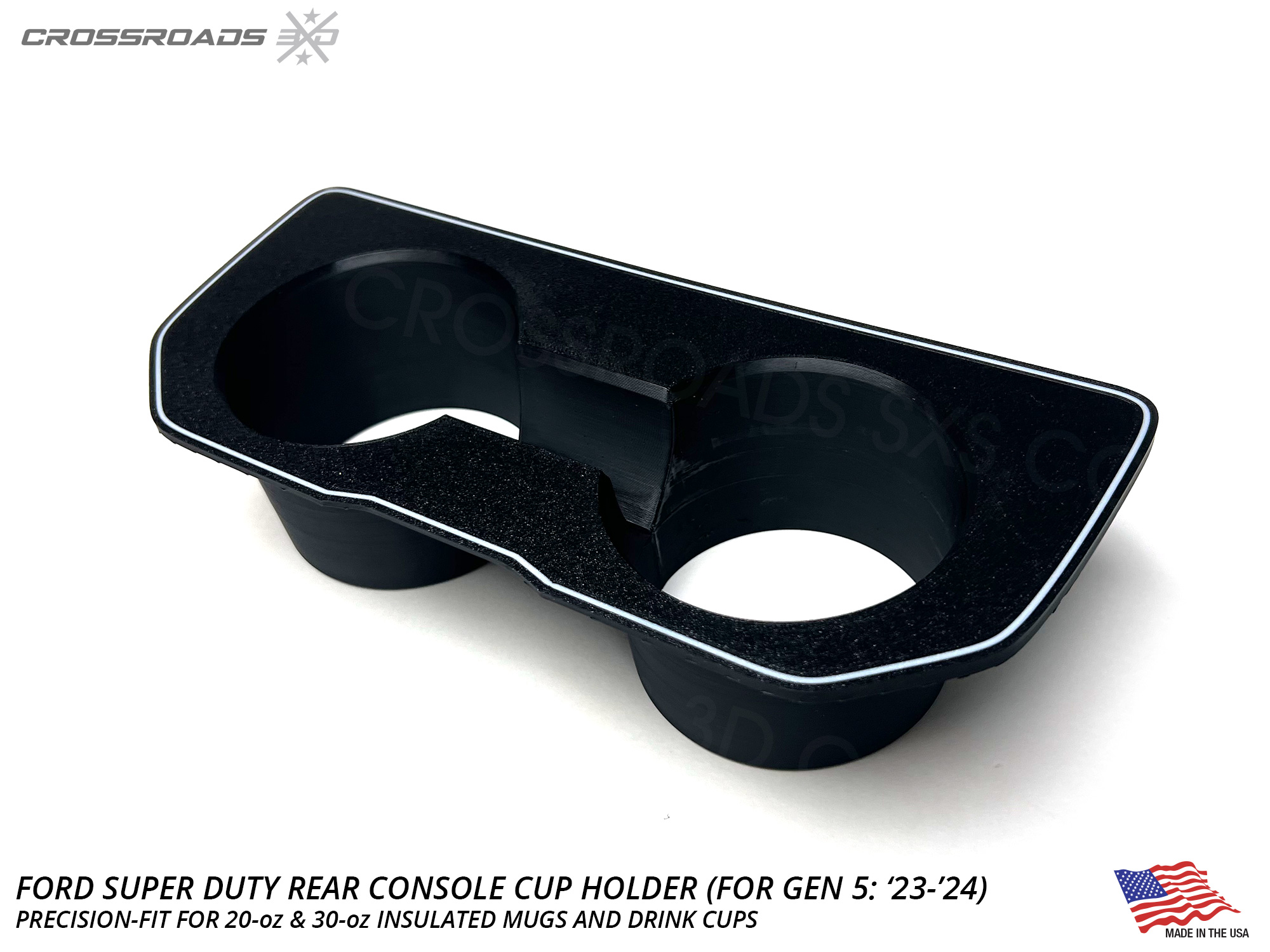 Rear Cup Holder for Ford Super Duty F250, F350 (2023-2025) - Image 5
