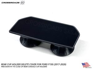 Rear Cup Holder Delete Cover for Ford F-150 (2017-2020)