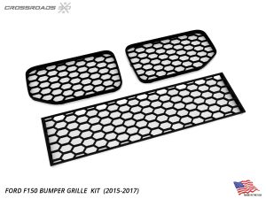 Bumper Grille Kit for Ford F-150 - Stock Bumper 2015, 2016, 2017