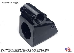 Roll-Bar Mount for 3" Marine Radios