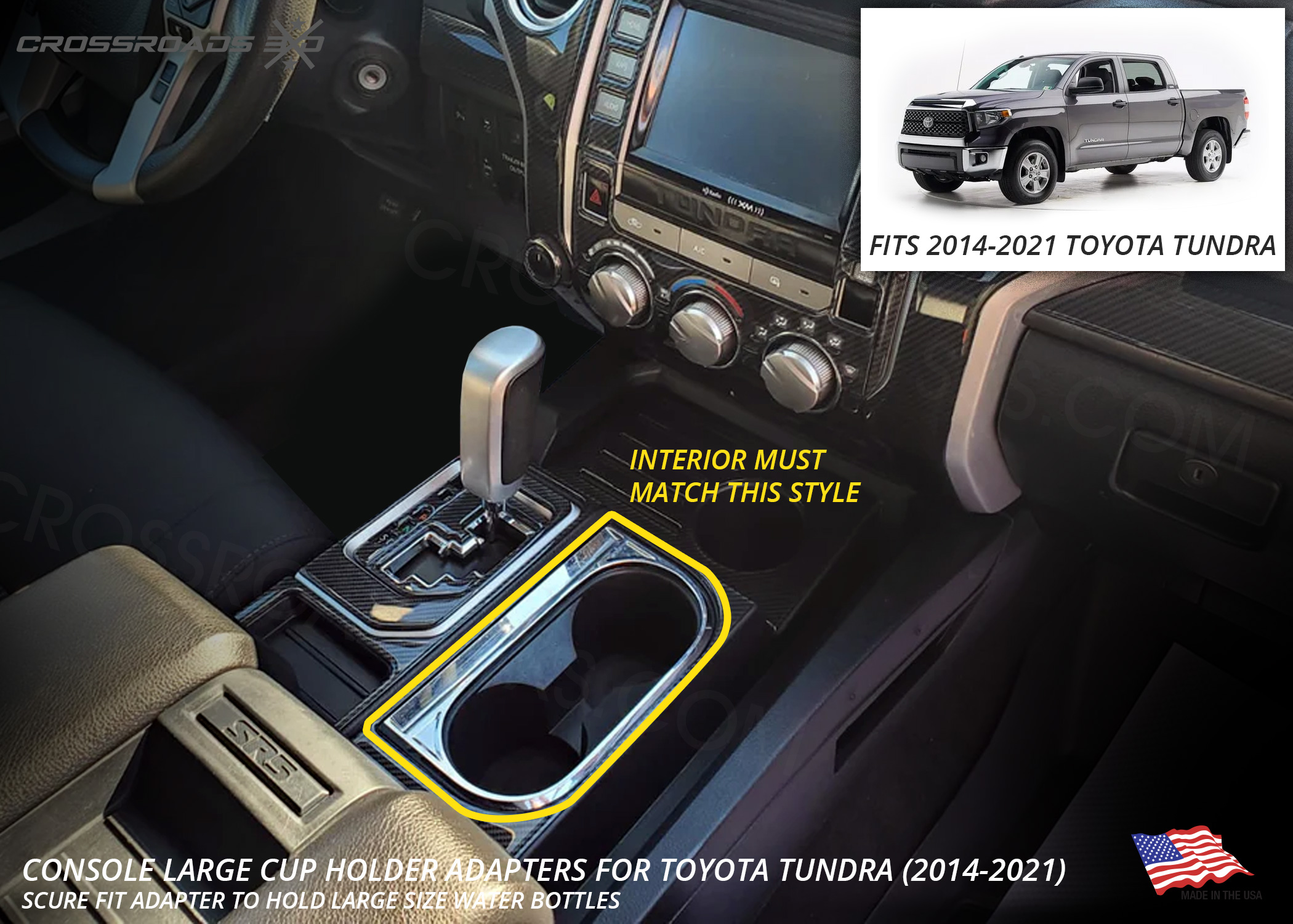 Large Water Bottle Adapter for Toyota Tundra (2014-2021) - Image 5