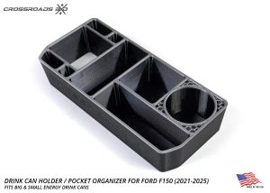 Energy Drink Holder Organizer Tray for Ford F-150 (2021-2025)