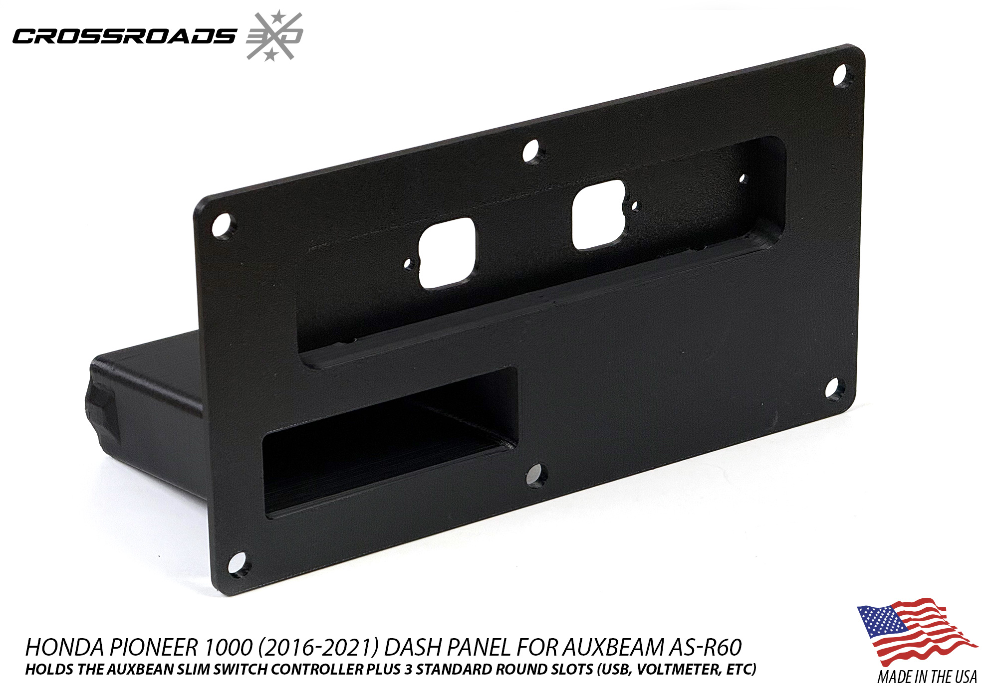 Auxbeam AS-R60 Slim Switch Panel Mount for Pioneer 1000 2016-2021
