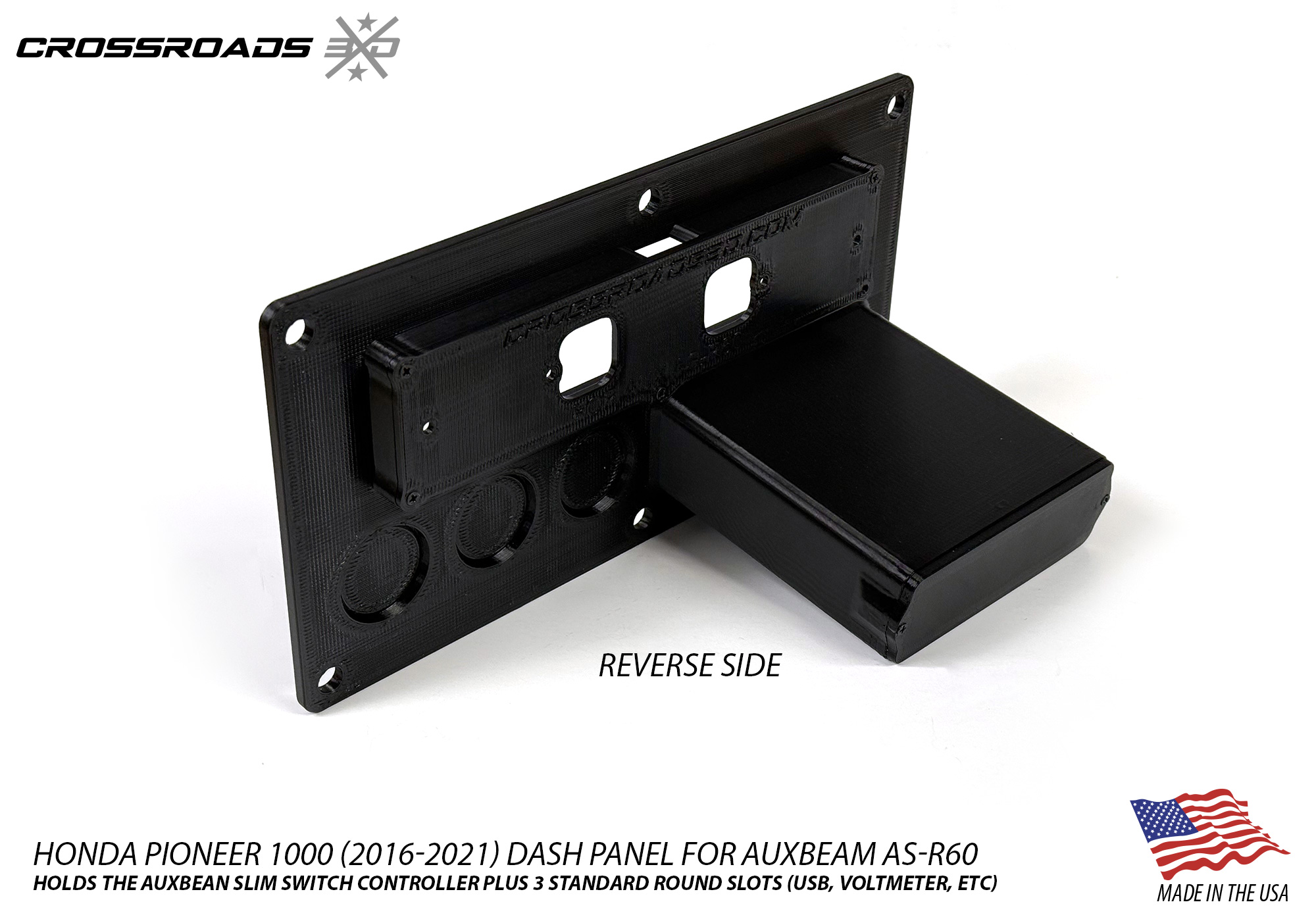 Auxbeam AS-R60 Slim Switch Panel Mount for Pioneer 1000 2016-2021 - Image 5