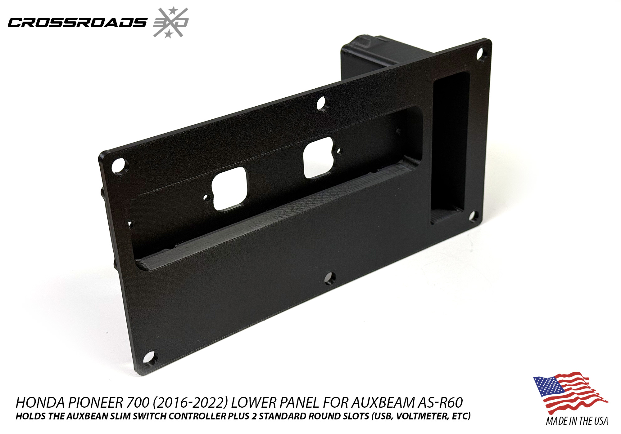 Auxbeam AS-R60 Slim switch panel mount for Pioneer 700 2016-2022