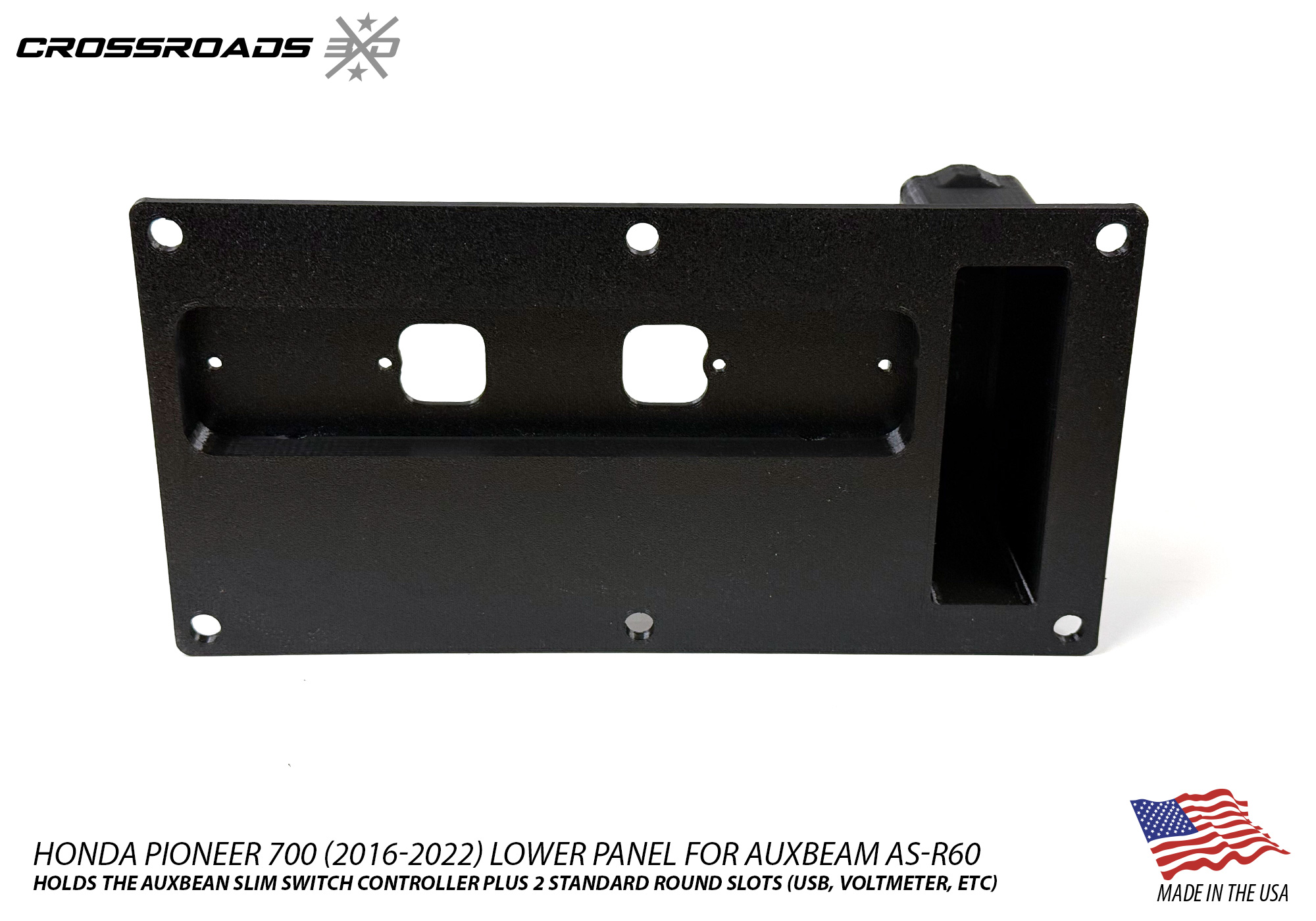 Auxbeam AS-R60 Slim switch panel mount for Pioneer 700 2016-2022 - Image 3