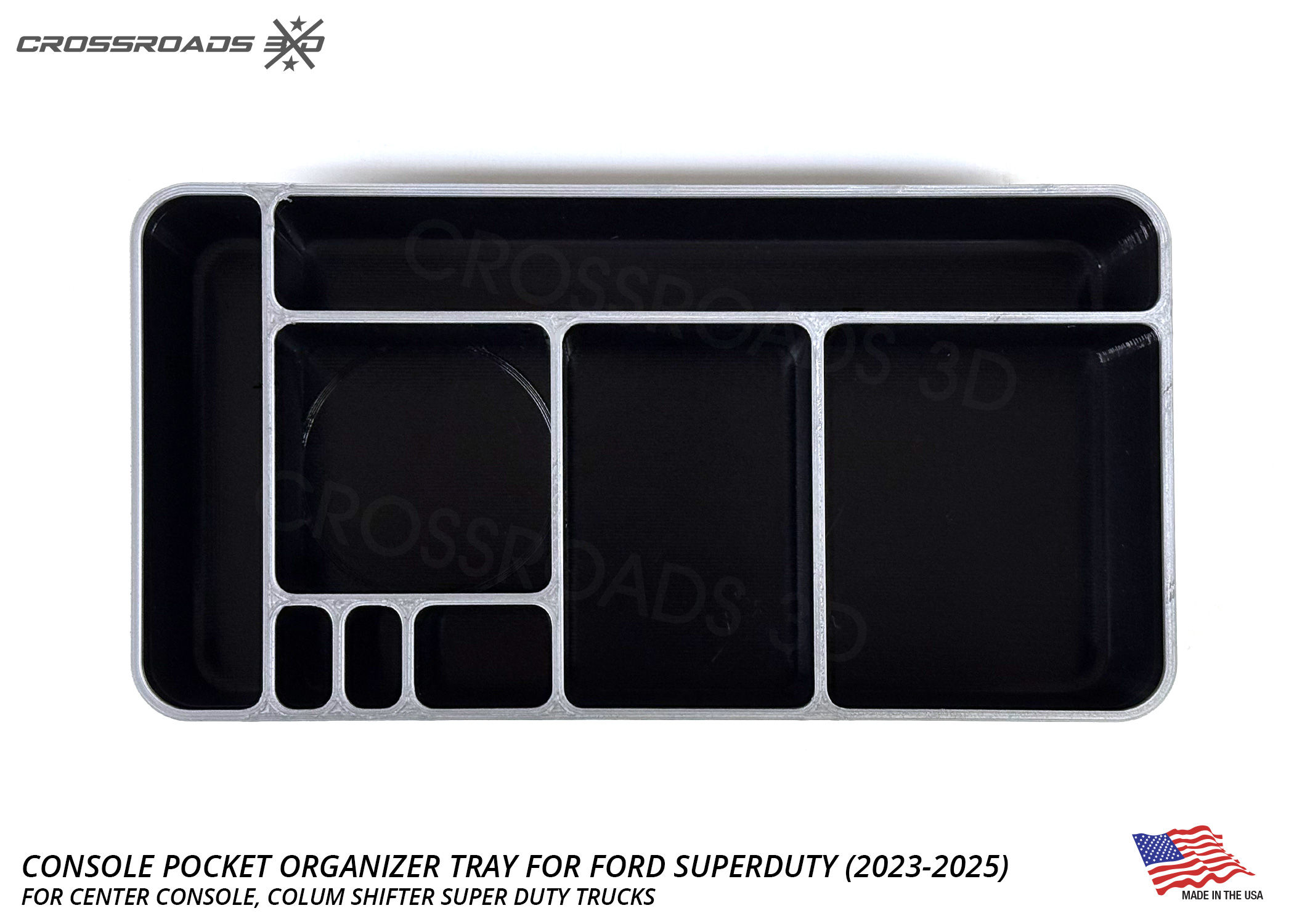 Console Pocket Organizer Tray for Ford Super Duty (2023-2025) - Image 6