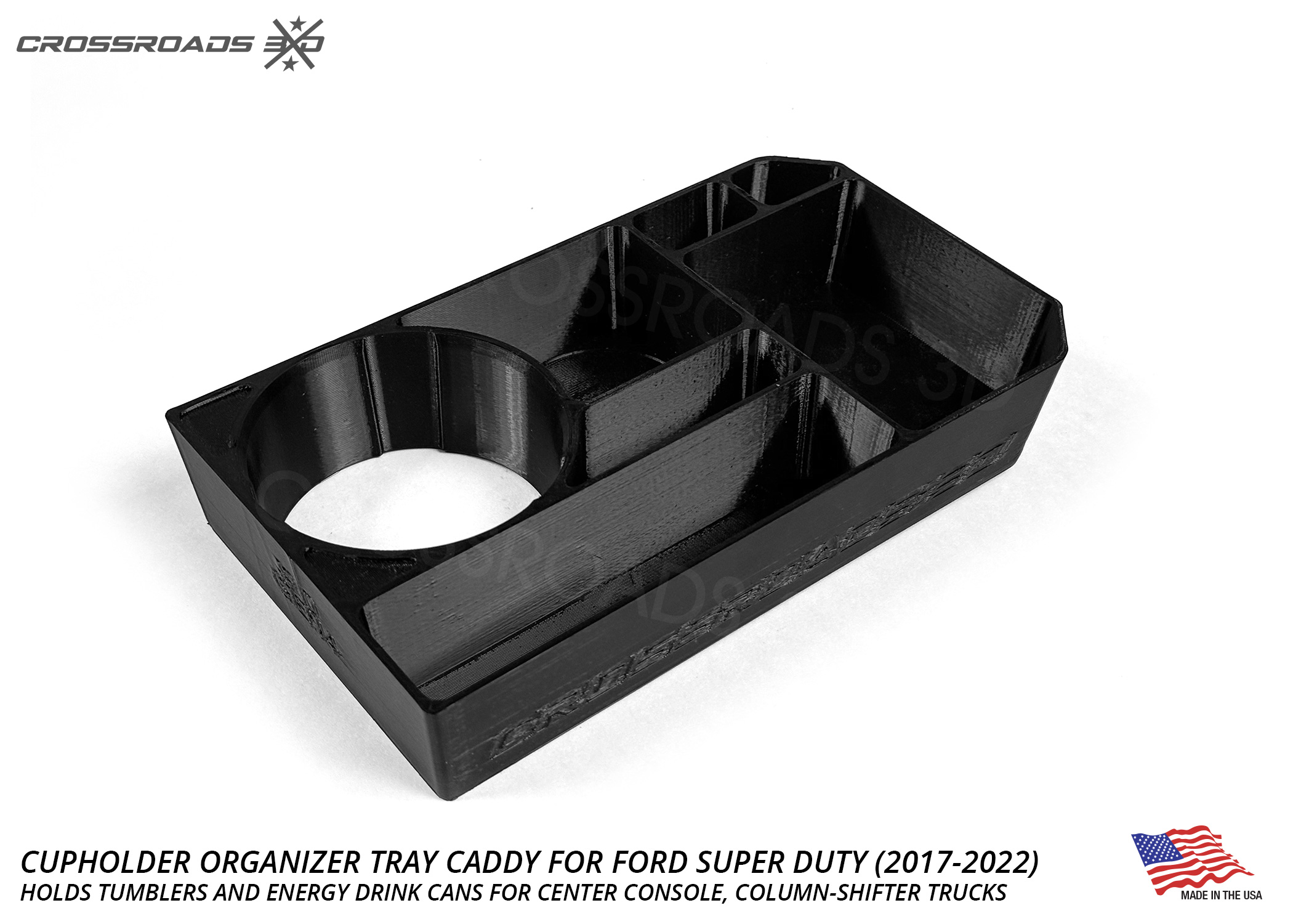Cup Holder Organizer Tray Caddy for Ford Super Duty (2017-2022) - Image 5