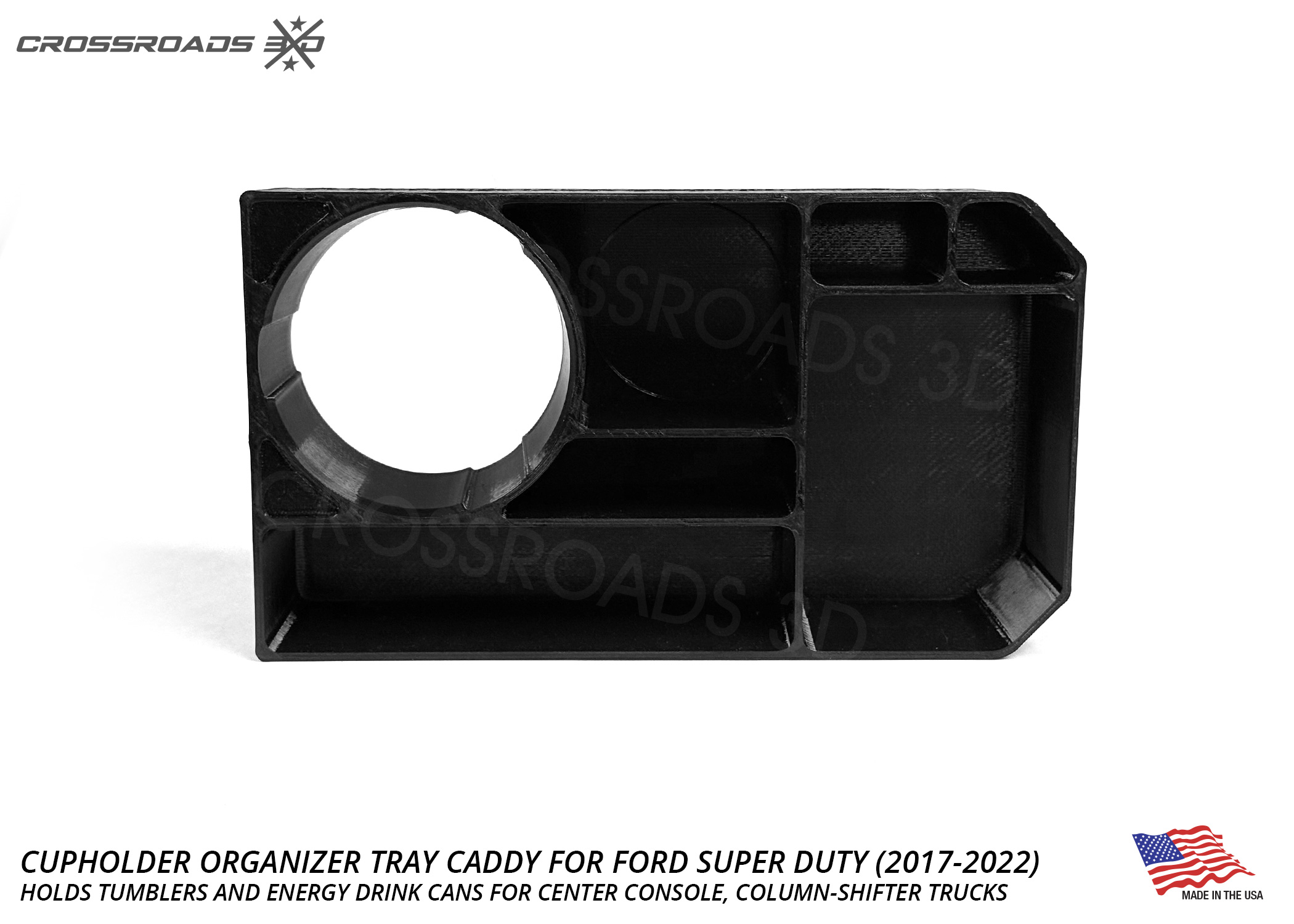 Cup Holder Organizer Tray Caddy for Ford Super Duty (2017-2022) - Image 6