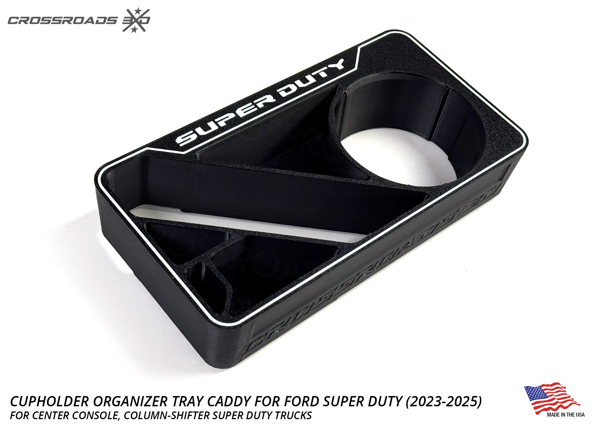 Cup Holder Organizer Tray Caddy Gun Holder for Ford Super Duty (2023-2025) - Image 5