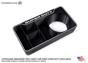 Cup Holder Organizer Tray for Ford Super Duty (2023-2025)