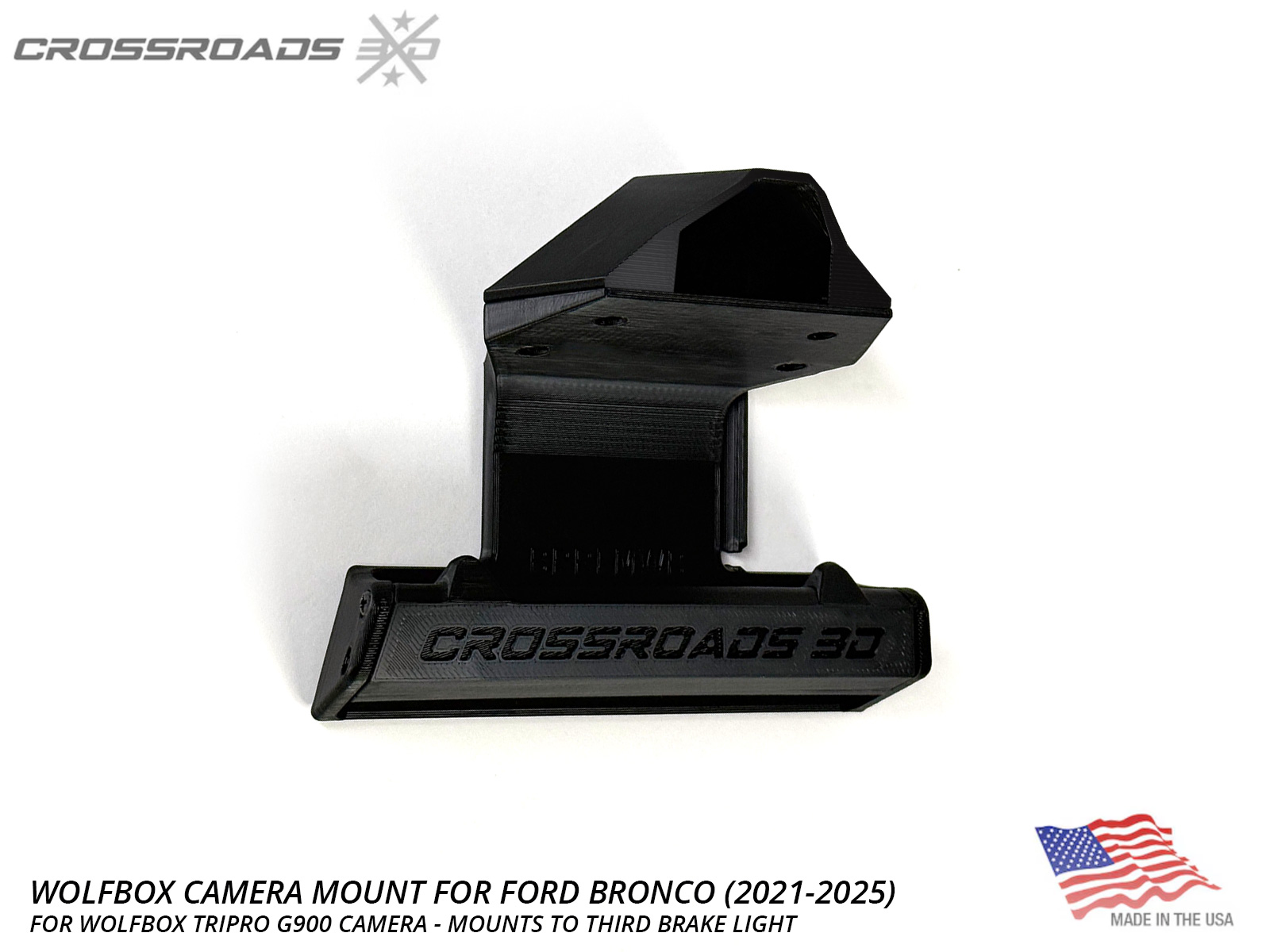 Wolfbox Camera Mount for Ford Bronco (2021-2026) Third Brake Light Mount - Image 3