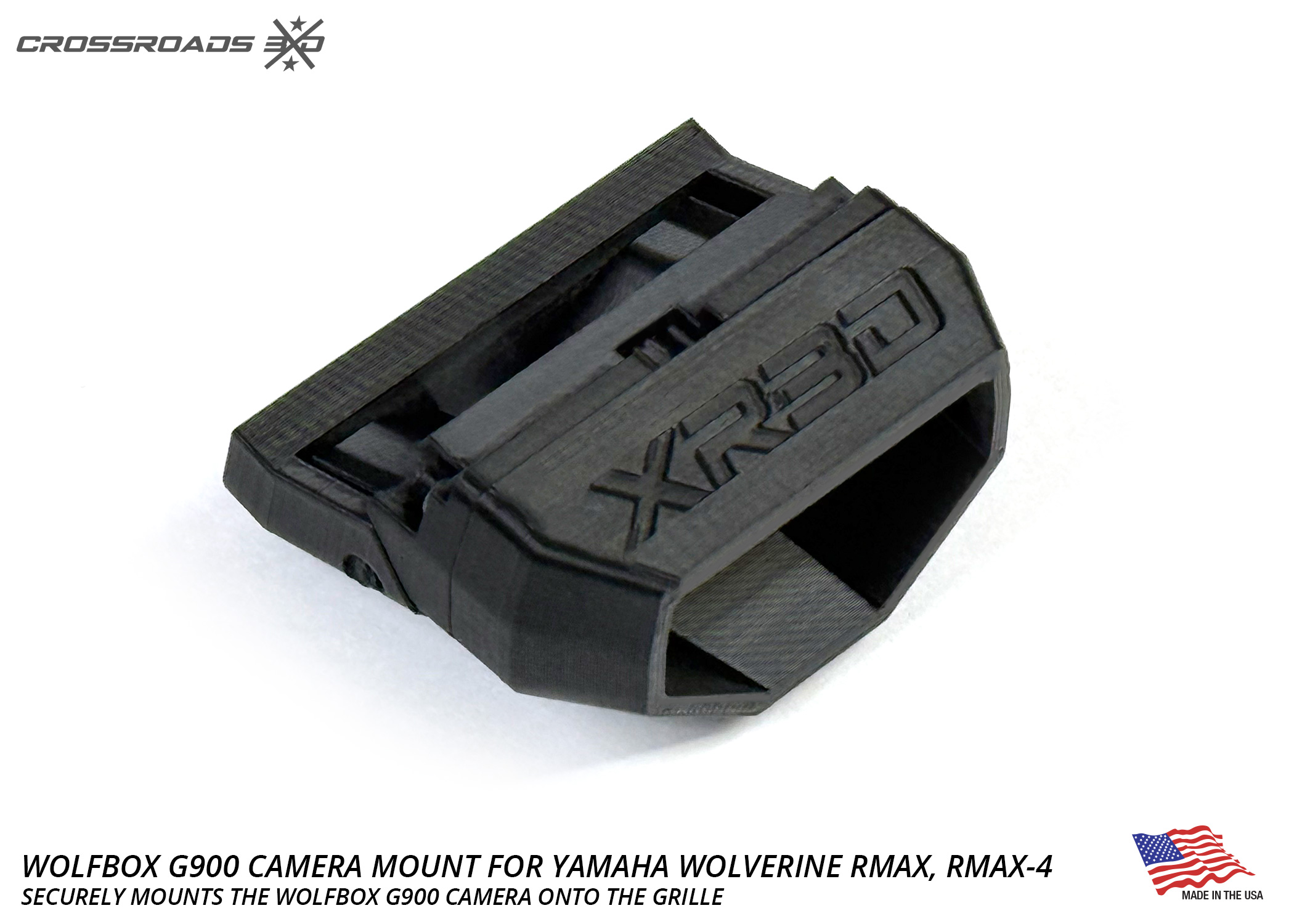 WolfBox Camera Mount for Yamaha RMAX Wolverine, RMAX-4