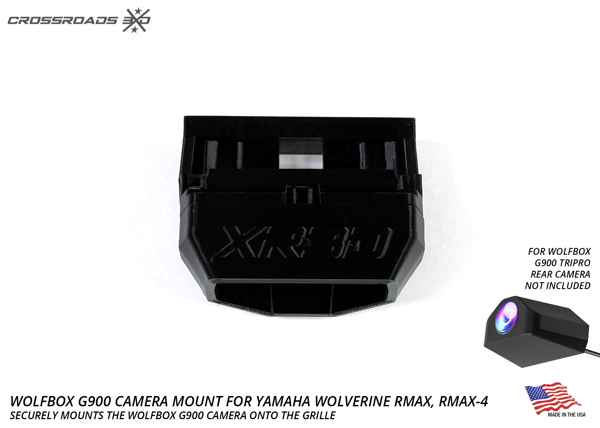 WolfBox Camera Mount for Yamaha RMAX Wolverine, RMAX-4 - Image 5