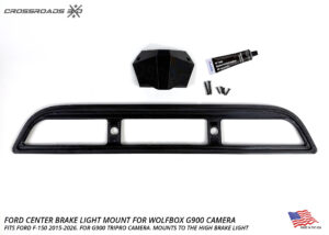 Ford Trucks (2015-2026) Third Brake Light Camera Mount for Wolfbox Cameras - Hidden Wiring