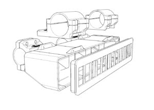 12-Gang Overhead-Mounted Switch Panel