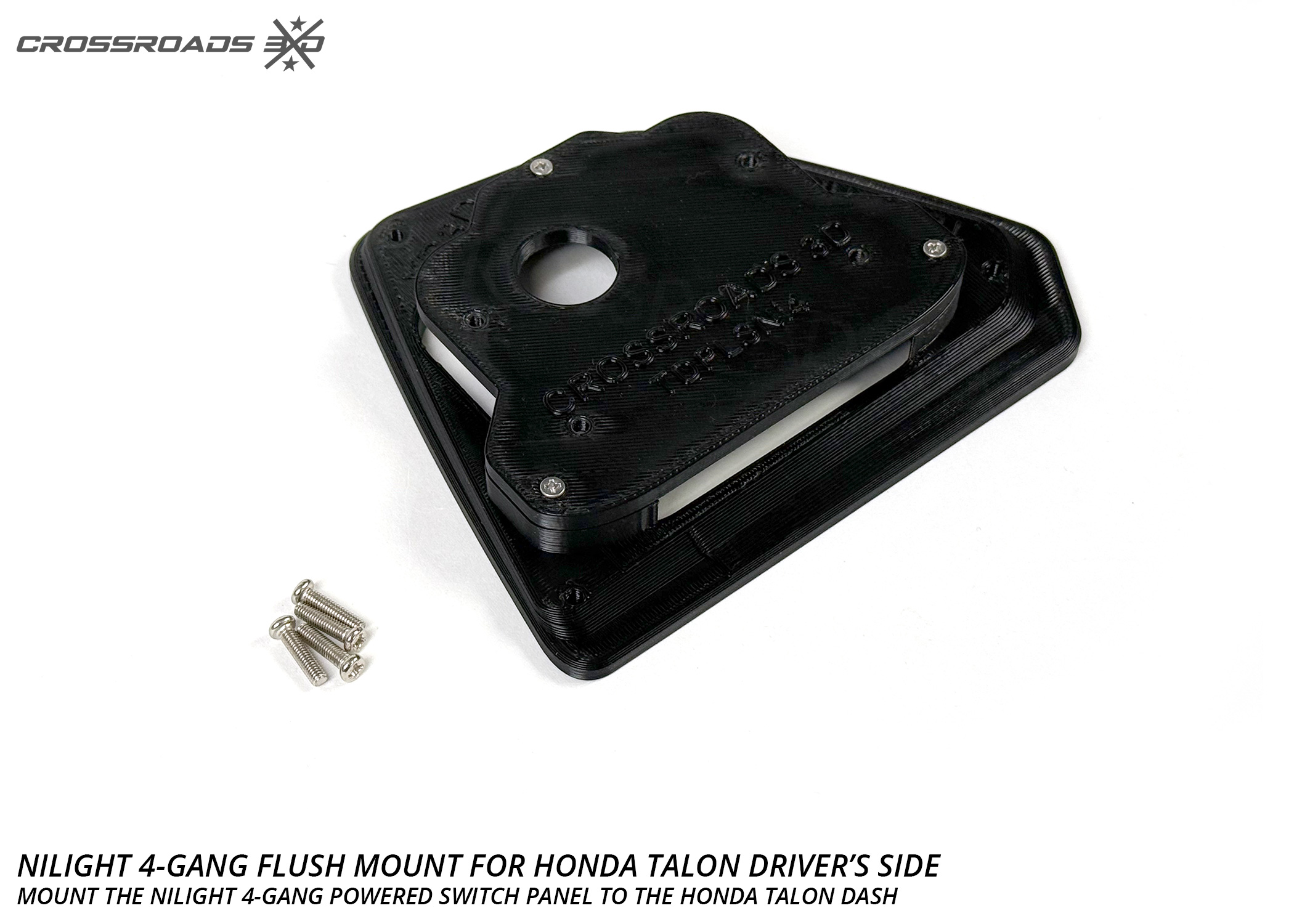 Driver-Side Dash Mount for the Honda Talon 4-Gang Powered Switch Panel - Image 3