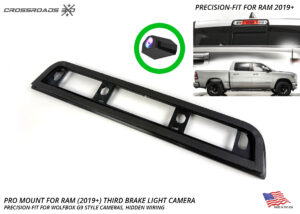 Professional Camera Mount for RAM Trucks (2019+) Third Brake Light, for Wolfbox G900 G930